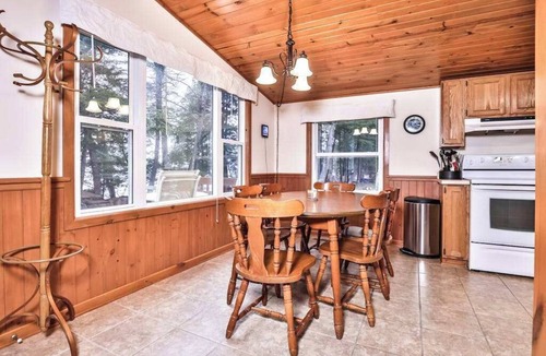 Three Lakes House | Dog-friendly lakefront cottage with private dock, firepit, grill & washer/dryer