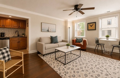 SoNo Condo | Downtown Atlanta 1BR Condo on 24th Floor with Balcony, Walk to Stadium