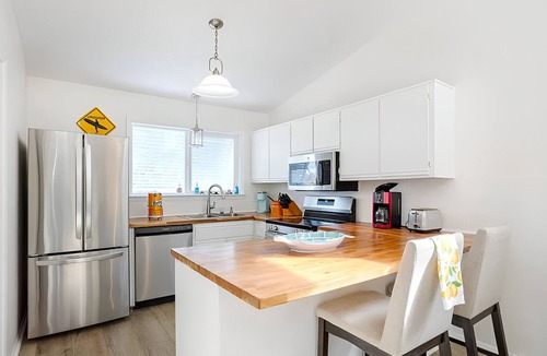Crescent Beach House | Dream Beach Escape - 200ft to Waves - Breakfast - Private Hot Tub Awaits