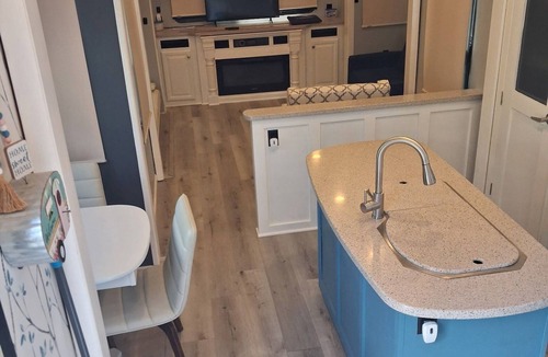 Centre House | Enjoy waterfront camping with the comforts of home.