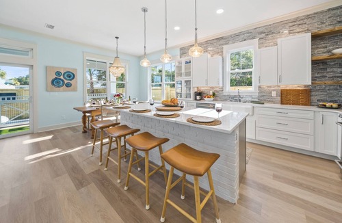 Riviera Beach House | "Fin N' Tonic" - Vacation Home on the West End of Panama City Beach. Golf Cart Included - Just a 3 Minute Drive to the Beach!