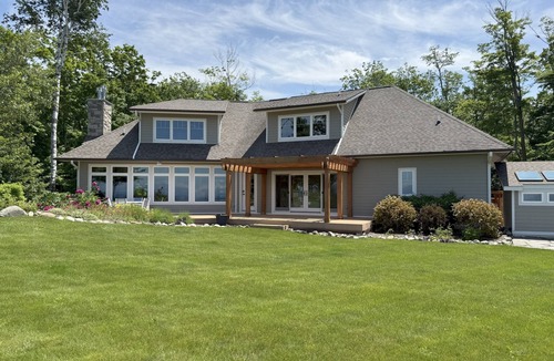 Leland House | Five bedroom home overlooking Lake MI, North of Leland.