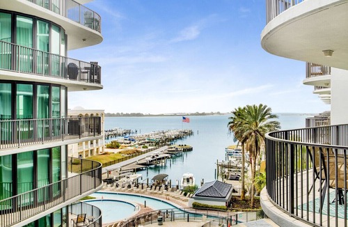 Orange Beach Condo | Float The Stress Away & Enjoy The Lazy River. Pet Friendly Condo On 5th Floor