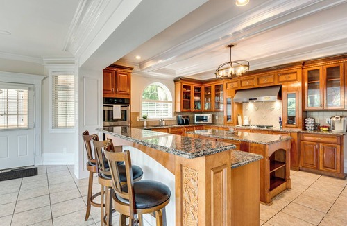 Church Street House | Game Room + Heated Pool: Stunning Atlanta Estate