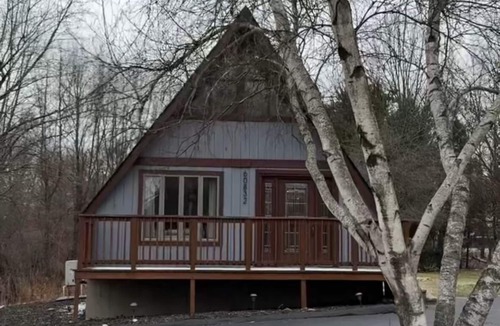 Decatur Cabin | Getaw-A-Frame: A Frame Retreat + Firepit + Lake