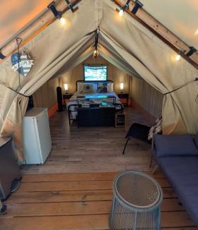 Coalmont Other | Glamping Tent with Deck Near The Caverns and Waterfalls