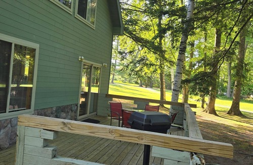 Hillman Cabin | Golf Course Chalet Sleeps 10 Near Lakes 4-Season Northern MI