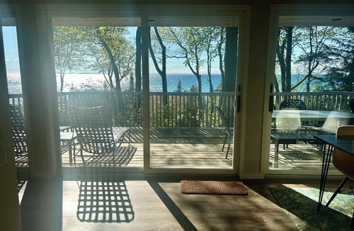 Harbor Springs House | Good Hart Beach Cottage on 100' of Private Beach on Lake Michigan