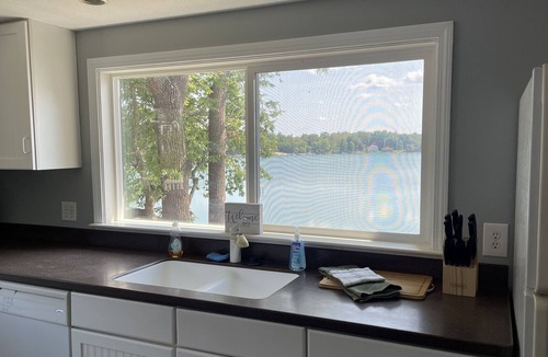 Howe House | Gorgeous Lakefront Home! Amazing views, outdoor dining and close to Shipshewana.