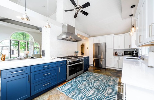 Harbert House | Harbert Hideaway - A 4 min walk to the beach with private pool and hot tub.