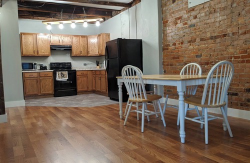 Livingston Apartment | Historic Loft with balconies.