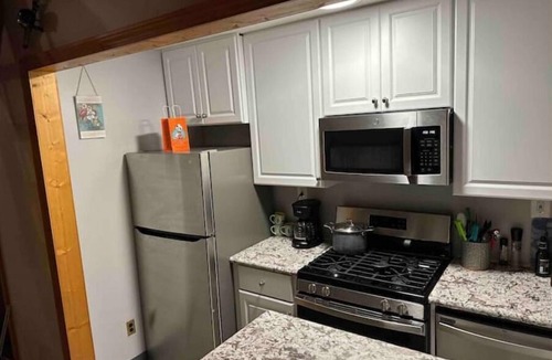 Johannesburg Cottage | Horn HideAway: Wooded Cabin Retreat, Fire Pit, Lake Fun, Cozy, Sleeps 8, Pets!