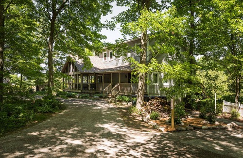 Northport House | Immaculate 9 BR Beachfront Home on Grand Traverse Bay Sleeps 20