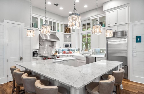 Cottage District House | Lake District Luxury: 6-Bedroom Retreat with WaterColor Beach Club Access, Bikes, and Electric Cart!
