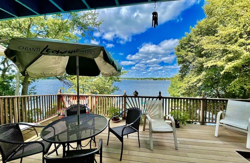 Lapeer House | Lake House Chalet Gorgeous Sunsets Lake Nepessing