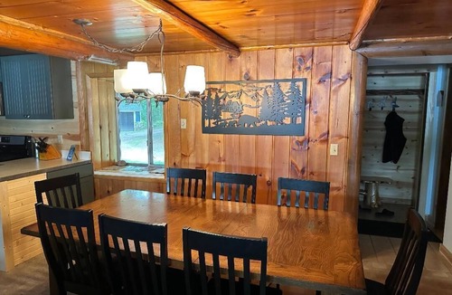 Gaylord Cabin | Lakefront cabin on all-sports lake. Fish, golf, ski. A few summer openings left!