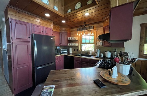 Wetmore Cabin | Lakefront Cabin Perched on Town Lake - Swim, Fish & Relax