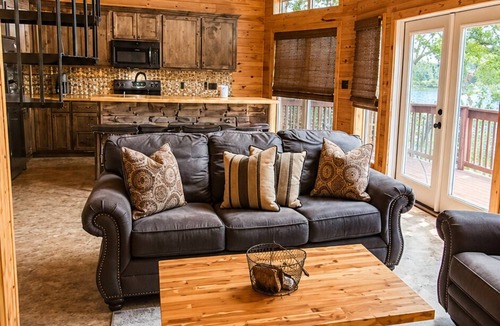 Titus Cabin | Lakefront Cabin Sunset Views Private Dock Fish, Relax & Unwind