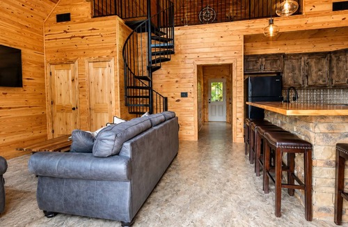 Titus Cabin | Lakefront Cabin Sunset Views Private Dock Fish, Relax & Unwind