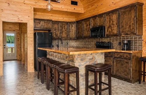 Titus Cabin | Lakefront Cabin Sunset Views Private Dock Fish, Relax & Unwind