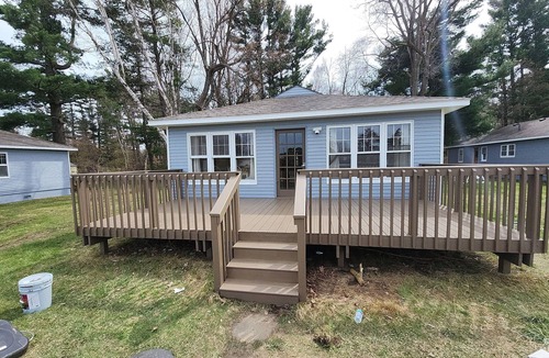 Lexington Cabin | Lakefront cottage #4 with private beach on Lake Huron, AC, shared Hot Tub & Pool