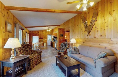 Three Lakes House | Lakefront, dog-friendly home w/private dock ,fire pit & a beautiful lakeview!