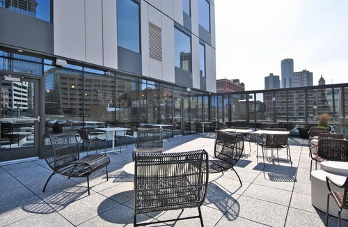 Greektown Historic District Apartment | Landing | Beautiful Studio, Gym, Clubhouse