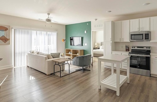 Belle Mina Apartment | Landing | Incredible 1BD, Courtyard, Gym