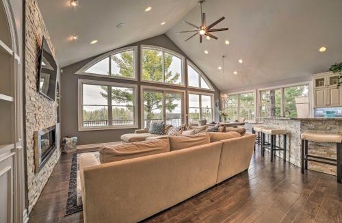 West Branch House | Luxe Waterfront Home w/Private Lake Access!