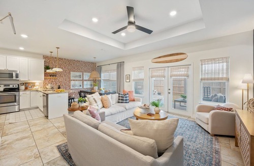 Riviera Beach House | Luxury 30A Cottage 'The Toasted Coconut': Hot Tub, Walk to Beach, Sleeps 10