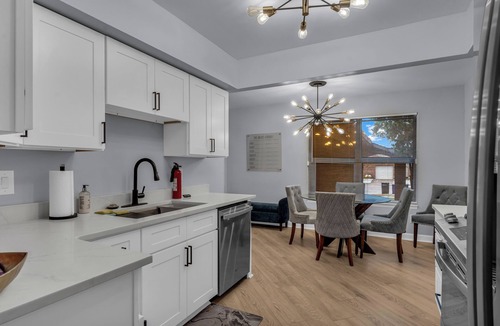 Detroit House | Luxury Cityside Retreat 5 minutes from Downtown Detroit Attached Garage