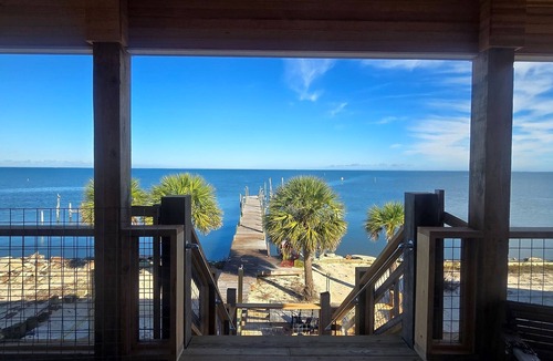 Fort Morgan Pines House | Luxury Home Mobile Bay Waterfront Private Pool 150-Foot Fishing Pier 4Bed 3Bath