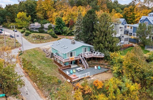 Michiana House | MICHIANA: Incredible lake views, hot tub, fireplace and beach access.