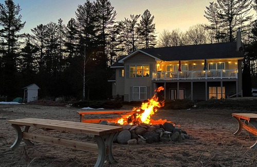 Manistique House | New Listing. Family-friendly home, private sandy beach on Lake Michigan!