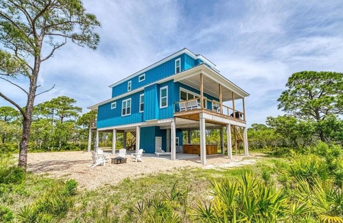 Alligator Point House | NEW LISTING! Welcome to Ohana Shack! 4BR/4.5BA Private Beachfront Property!