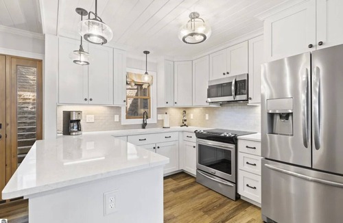 Lake Township House | New! The Sunkissed Beach House - Truly Spectacular Luxury Lakefront Home on Crystal Lake!