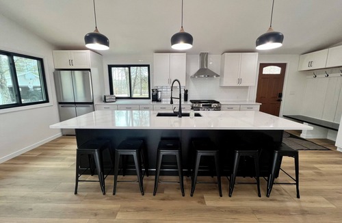 Iron Mountain House | Newly remodeled lakefront vacation home on Lake Antoine in Iron Mountain, MI