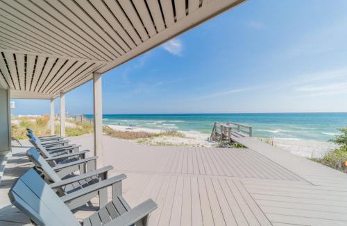 Inlet Beach House | Nifty Shades of Gray l Beachfront and panoramic Views l Fire pit beachside l 4 Bikes
