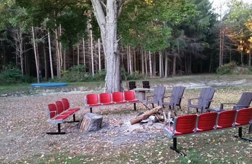 Norton Shores Apartment | Paradise Cove Harbor ~ 2 Bedroom/1 Bath Apartment WIFI, Fishing, and Firepit