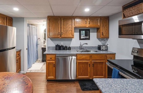 Lapeer House | Park in the Woods Cozy and clean. Shared Hot Tub, pets, peaceful