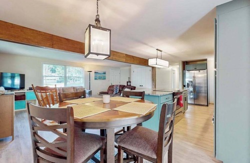 Saint Joseph House | Peaceful Home with Firepit, Gas Grill, WIFI, Private W&D & Nearby Beach Access
