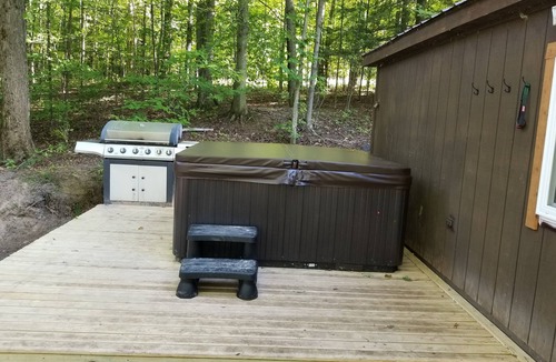 Luther Cabin | Pet friendly, hot tub, cabin
