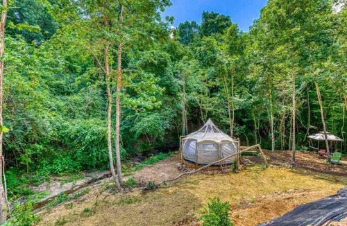 Rogersville RV Rental | Picturesque Bell Tent with Fire Pit and Picnic Area in Alabama