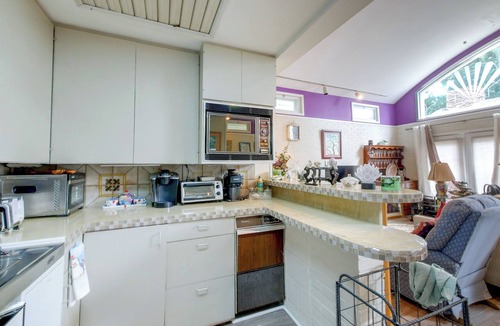 Thomaston Apartment | Pool Days + Patio Nights: Thomaston Studio!