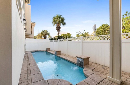 Emerald Waters Village House | Private Beach Access Gated Courtyard Pool Pet Friendly