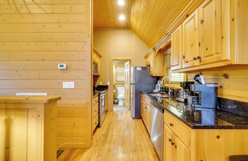 Black Bear Falls Cabin | Private Hot Tub! Pet-Friendly Cabin 4 Mi to GSMNP