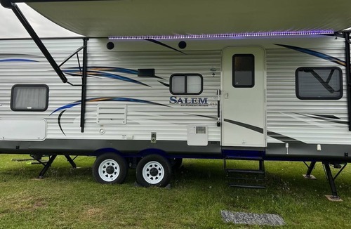 Washington Island House | Quiet island camping! Family sized camper with updated appliances!