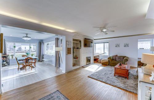 Manistee House | Quiet Manistee Home w/Patio < 1 Mi to Beaches!