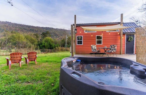 Wildwood House | Redbud Tiny Home with a Hot Tub and Mountain Views