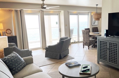 Pensacola Beach Condo | Regency Towers 703 West Tower large balcony- It’s Time to Book your Vacation!